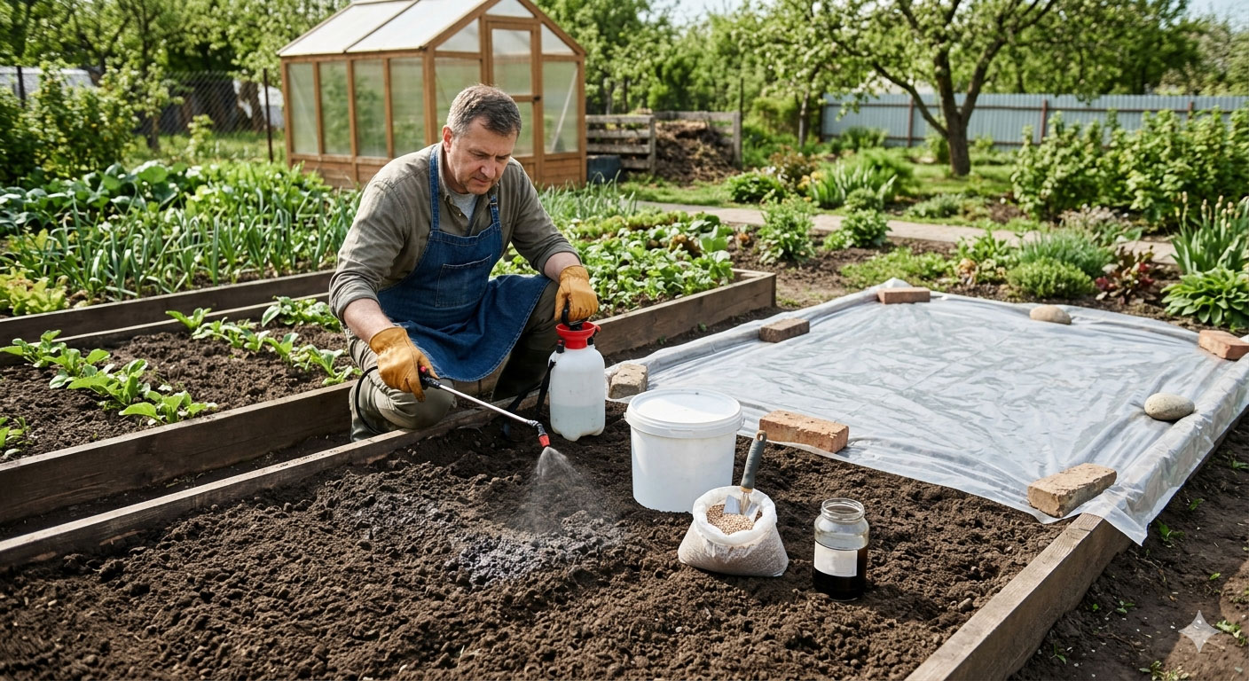 Способи знезараження ґрунту: як дезінфікувати землю