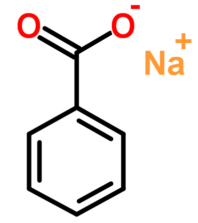 бензоат натрію формула