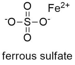 сульфат железа формула