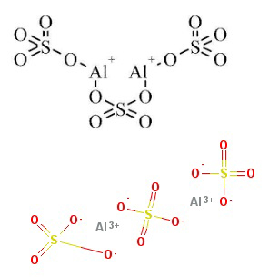 сульфат алюмінію формула