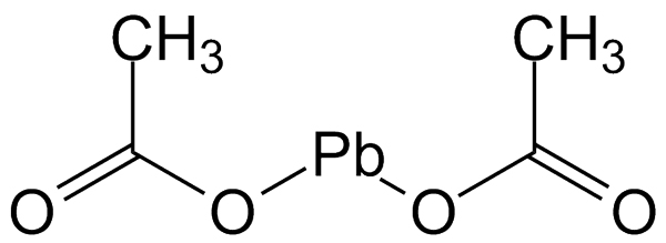 ацетат свинца формула