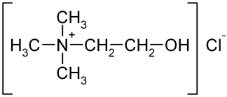 холін хлористий формула