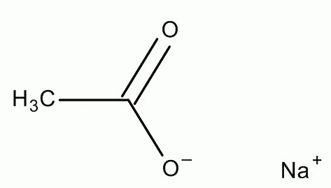 натрій оцтовокислий формула
