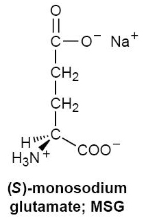 глутамат натрію формула