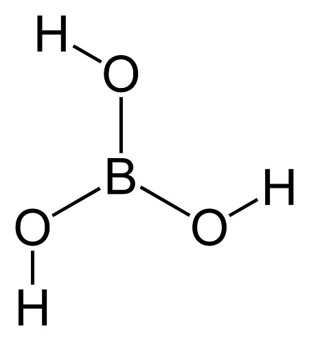 борна кислота формула